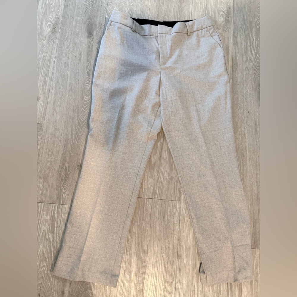Nine West Heather Gray Straight Leg Dress Pants Work Trousers❤️ - Picture 3 of 7